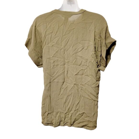 2/$20 H&M green top blouse - Picture 3 of 4